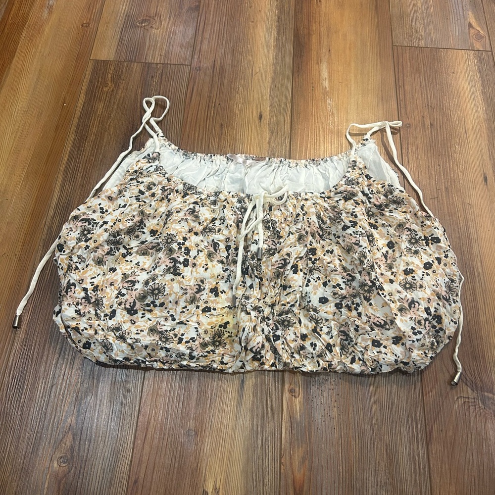 FREE PEOPLE CROP BLOUSE TANK TOP Medium